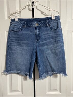 Lane Denim blue jean shorts size 14R